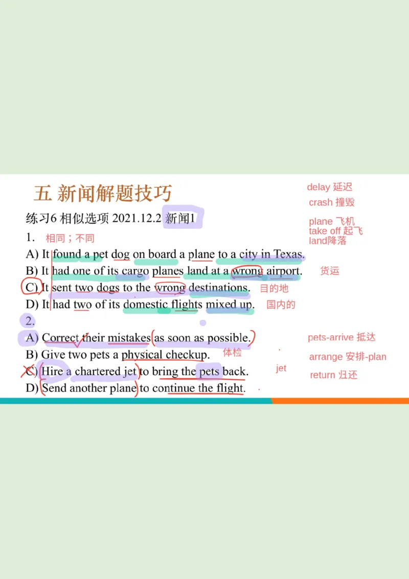 四级听力_精讲6_短文拔高笔记_1759071001461_英语四六级保存避免失效_最新更新，视频都在这_2026、6月四级速转存易和谐_0、2025年12月四级_07.东方四级全程班陈志超_00.讲义_四级听力