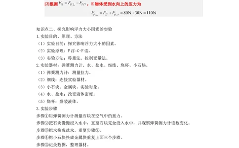 第15讲课时9.4浮力（教师版）-八年级物理下册同步精品讲义（苏科版2025）_8下-初中物理苏科版(4)_06讲义