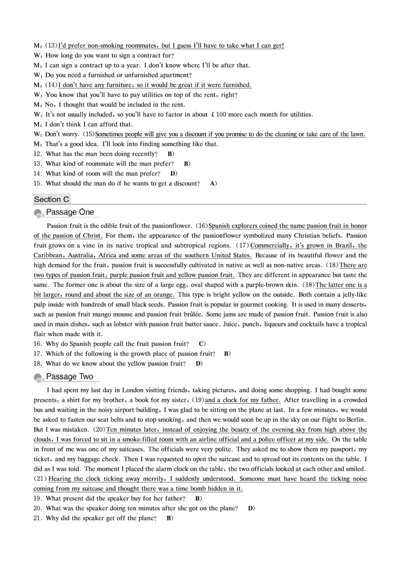 四级模拟卷解析全5套（带书签）_英语四六级保存避免失效_最新更新，视频都在这_2026、6月四级速转存易和谐_0、2025年12月四级_00.学丞四级全程班刘晓燕_00讲义资料_CET4模拟卷全5套