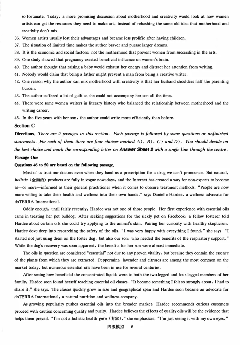 四级模拟卷全5套（带书签）_英语四六级保存避免失效_最新更新，视频都在这_2026、6月四级速转存易和谐_0、2025年12月四级_00.学丞四级全程班刘晓燕_00讲义资料_四六级模拟卷全五套