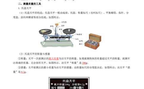 第六章物质的物理属性（知识清单）教师版(2)_8下-初中物理苏科版(4)_04知识清单_第2套