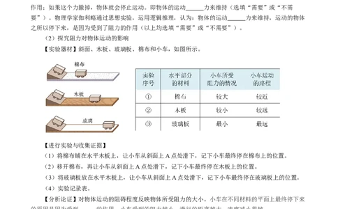 第八章力与运动（知识清单）学生版(2)_8下-初中物理苏科版(4)_04知识清单_第2套_第八章+力与运动（单元知识清单）-上好课八年级物理下册同步高效课堂（苏科版2024）