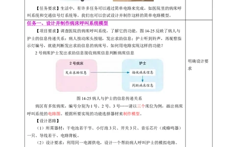 跨学科实践：设计简单电路（教学设计）物理苏科版2024九年级上册_9上-初中物理苏科版(4)_02课件+教案+分层作业第2套（更新中）_教案（教学设计）