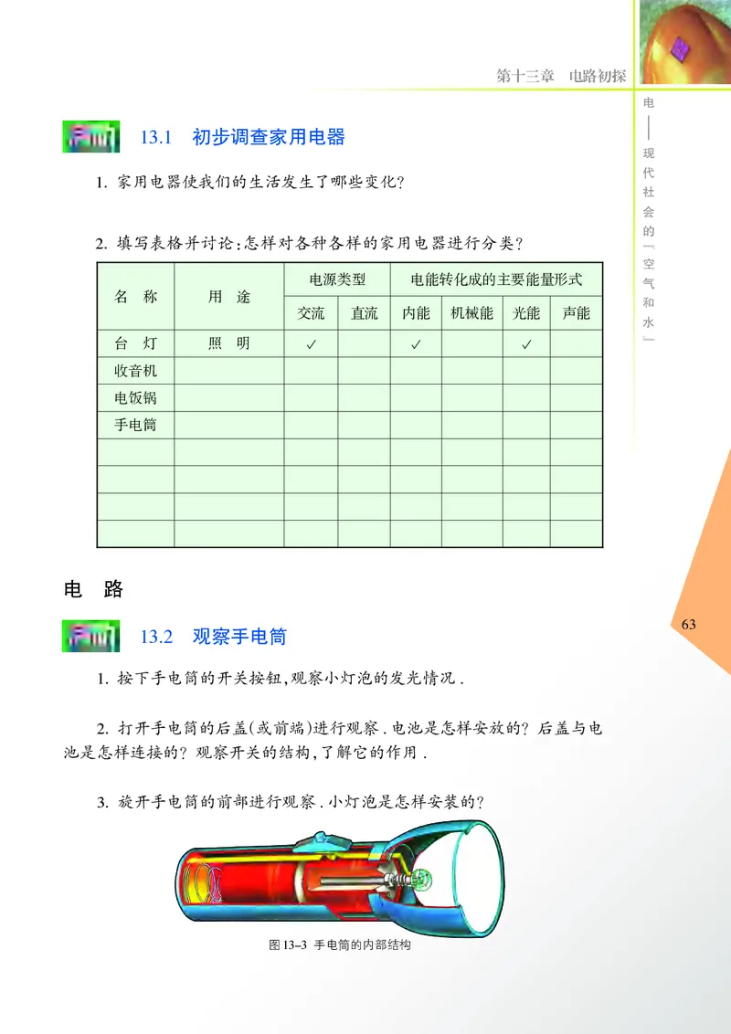 苏科版物理课本9上_9上-初中物理苏科版(4)_赠送：旧版资料（和新版好多一样，仍具有很大参考价值）_06电子课本