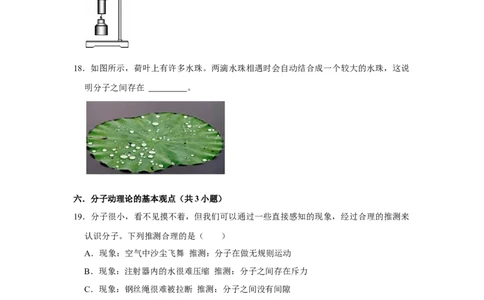 赠送：第10章从粒子到宇宙（易错53题15大考点）（学生版）-八年级物理下册同步精品讲义（苏科版2025）_8下-初中物理苏科版(4)_06讲义