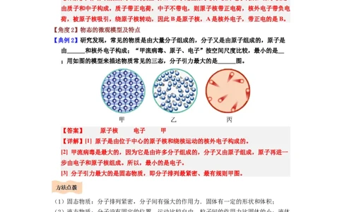 第19讲课时10.3探索更小的微粒（教师版）-八年级物理下册同步精品讲义（苏科版2025）_8下-初中物理苏科版(4)_06讲义