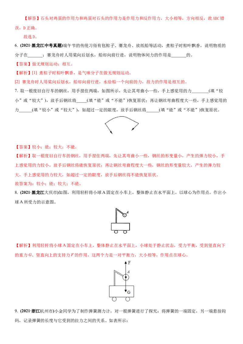 8.5专题力与三种性质的力(解析版)_8下-初中物理苏科版(4)_赠送：旧版资料（和新版好多一样，仍具有很大参考价值）_02讲义_8.5专题力与三种性质的力(解析版)