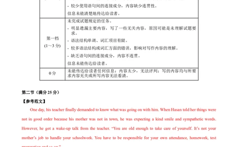黄金卷01-赢在高考&middot;黄金8卷备战2024年高考英语模拟卷（新高考Ⅰ卷专用）（参考答案）_03高考英语_2024年新高考资料_4.2024高考模拟预测试卷