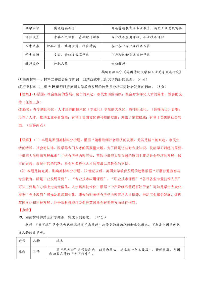 黄金卷01（广东专用）（全解全析）_07高考历史_2024年新高考资料_4.2024高考模拟预测试卷_赢在高考&middot;黄金8卷备战2024年高考历史模拟卷（广东专用）31245718