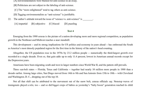 1998年历年考研英语真题_考研英语真题（英一＋英二）_考研英语真题_考研英语一历年真题_❤️1.英语一1980-2009真题及解析_1998-2009考研英语真题（word)