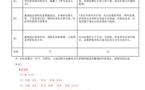 黄金卷05（解析版）_07高考历史_2024年新高考资料_4.2024高考模拟预测试卷_赢在高考&middot;黄金8卷备战2024年高考历史模拟卷（上海专用）31260048