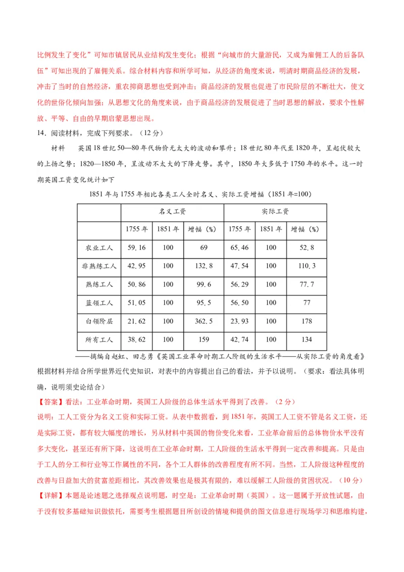 黄金卷07（全国卷老教材）（全解全析）_07高考历史_2024年新高考资料_4.2024高考模拟预测试卷_赢在高考&middot;黄金8卷备战2024年高考历史模拟卷（全国卷专用）31256258