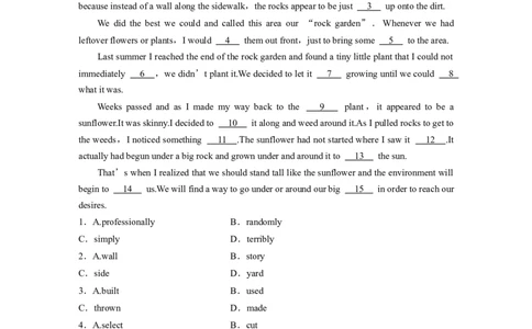 高考题型组合练　第五组　组合练(十四)　语言知识精准练　完形填空＋语法填空_03高考英语_新高考复习资料_2023年新高考资料_二轮复习_2023年高考英语二轮复习讲义+课件（新高考版）