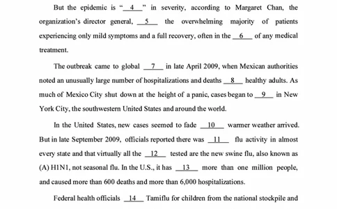 2010-2025英语二完型真题+答案速查_考研英语真题（英一＋英二）_考研英语真题_考研英语二历年真题_考研英语完型专项