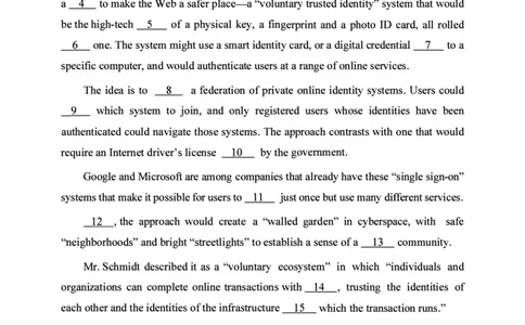 2010-2025英语二完型真题+答案速查_考研英语真题（英一＋英二）_考研英语真题_考研英语二历年真题_考研英语完型专项