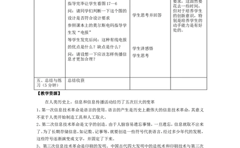 苏科初中物理九下《17.1信息与信息传播》word教案(1)_9下-初中物理苏科版(4)_9下-初中物理苏科版（旧版）赠送_02教案