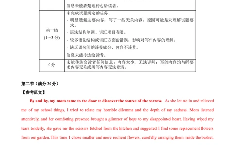 黄金卷08赢在高考&middot;黄金8卷备战2024年高考英语模拟卷（新高考Ⅰ卷专用）（参考答案）_03高考英语_2024年新高考资料_4.2024高考模拟预测试卷