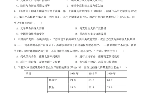 黄金卷02（山东专用）（原卷版）_07高考历史_2024年新高考资料_4.2024高考模拟预测试卷_赢在高考&middot;黄金8卷备战2024年高考历史模拟卷（山东专用）31282698