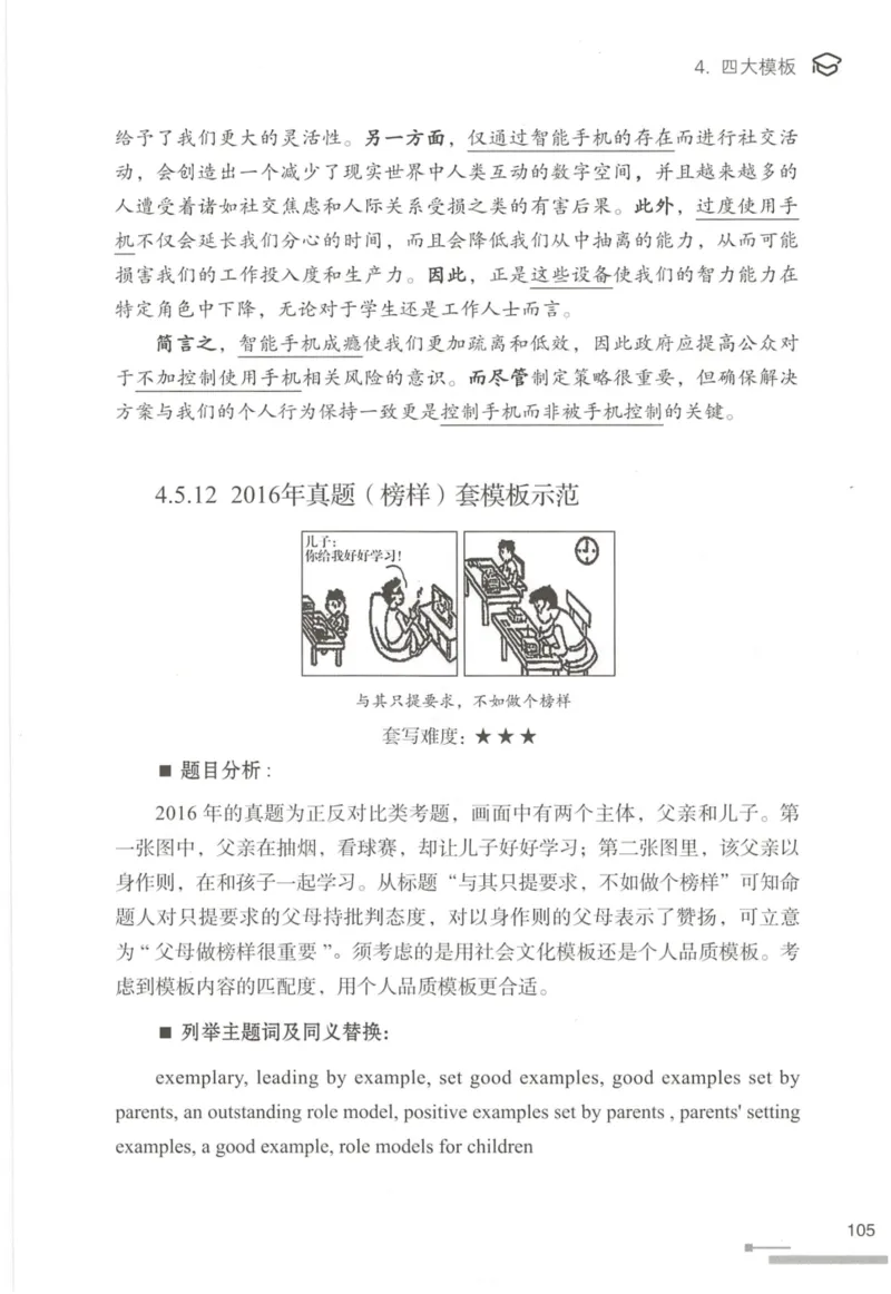 1.高分作文模板教程_考研英语真题（英一＋英二）_考研英语真题_考研英语一历年真题_25英语-万能作文模板