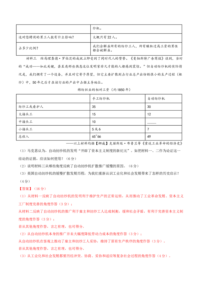 黄金卷04（山东专用）（全解全析）_07高考历史_2024年新高考资料_4.2024高考模拟预测试卷_赢在高考&middot;黄金8卷备战2024年高考历史模拟卷（山东专用）31282698