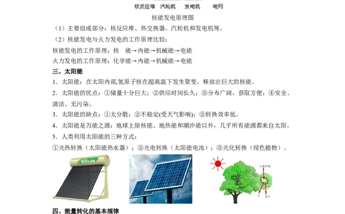 第十八章能源与可持续发展（原卷版）_9下-初中物理苏科版(4)_9下-初中物理苏科版（旧版）赠送_04讲义_2022-2023学年九年级物理下册典中点&middot;课时夺冠（苏科版）