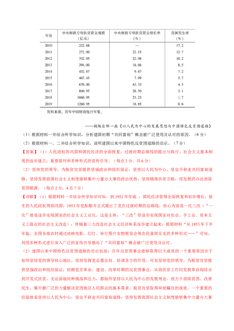 黄金卷03（辽宁专用）（全解全析）_07高考历史_2024年新高考资料_4.2024高考模拟预测试卷_赢在高考&middot;黄金8卷备战2024年高考历史模拟卷（辽宁专用）31245738