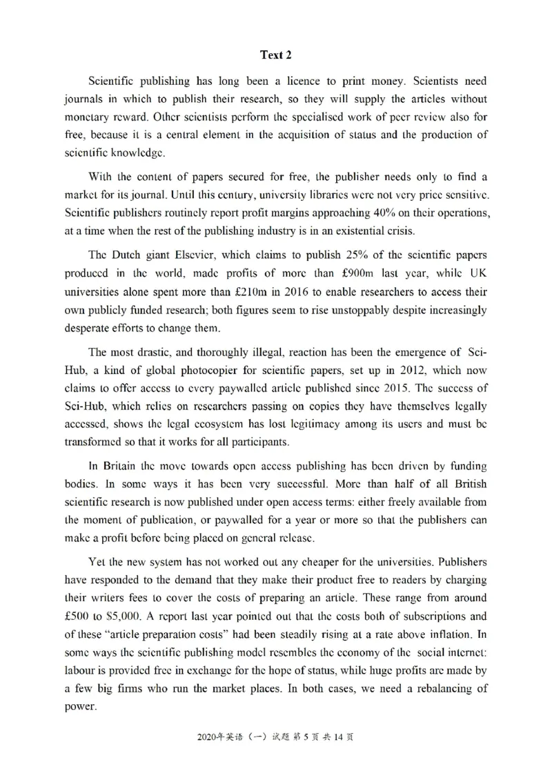 2010-2025英语一真题一键打印版已设计好排版，直接双面打印即可_考研英语真题（英一＋英二）_考研英语真题_考研英语一历年真题_❤️2.英语一2010-2026真题及解析