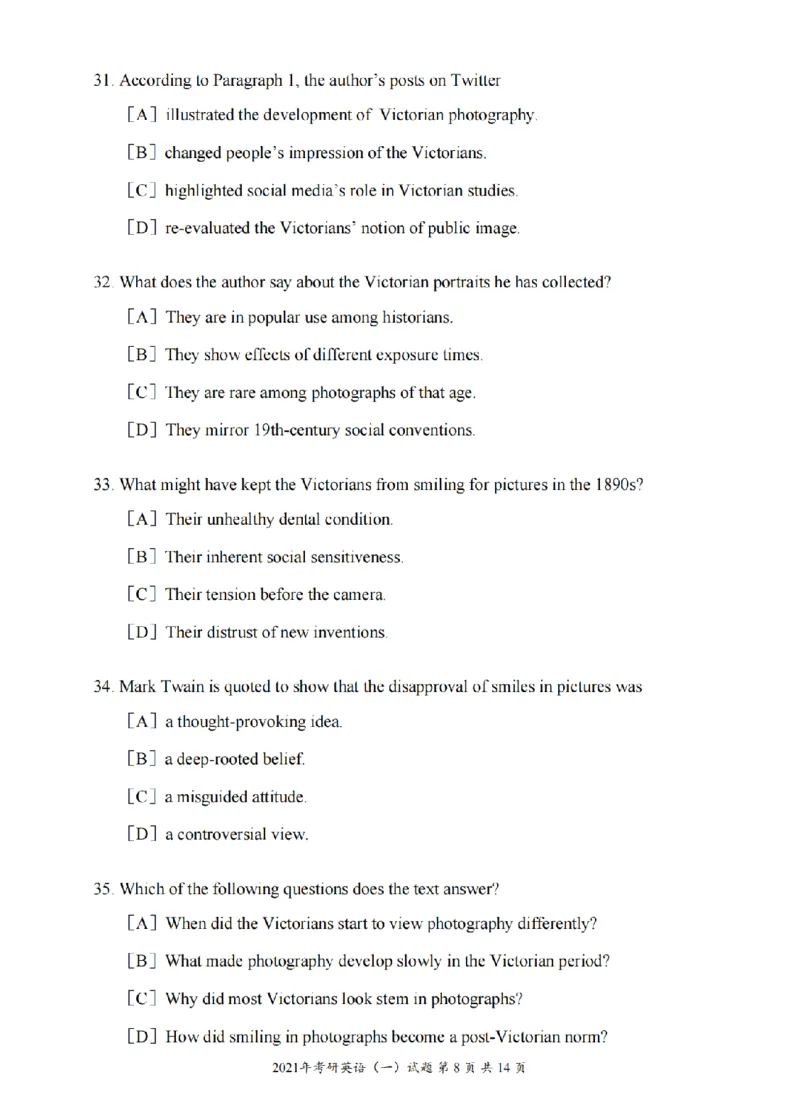 2010-2025英语一真题一键打印版已设计好排版，直接双面打印即可_考研英语真题（英一＋英二）_考研英语真题_考研英语一历年真题_❤️2.英语一2010-2026真题及解析