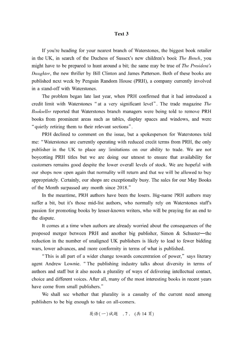 2010-2025英语一真题一键打印版已设计好排版，直接双面打印即可_考研英语真题（英一＋英二）_考研英语真题_考研英语一历年真题_❤️2.英语一2010-2026真题及解析