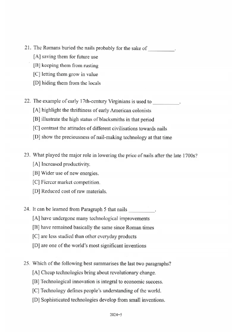 2010-2025英语一真题一键打印版已设计好排版，直接双面打印即可_考研英语真题（英一＋英二）_考研英语真题_考研英语一历年真题_❤️2.英语一2010-2026真题及解析