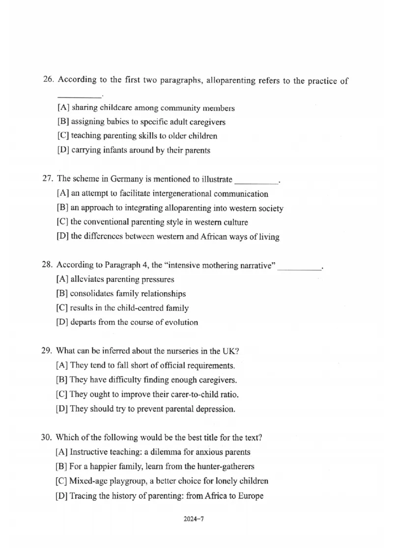 2010-2025英语一真题一键打印版已设计好排版，直接双面打印即可_考研英语真题（英一＋英二）_考研英语真题_考研英语一历年真题_❤️2.英语一2010-2026真题及解析
