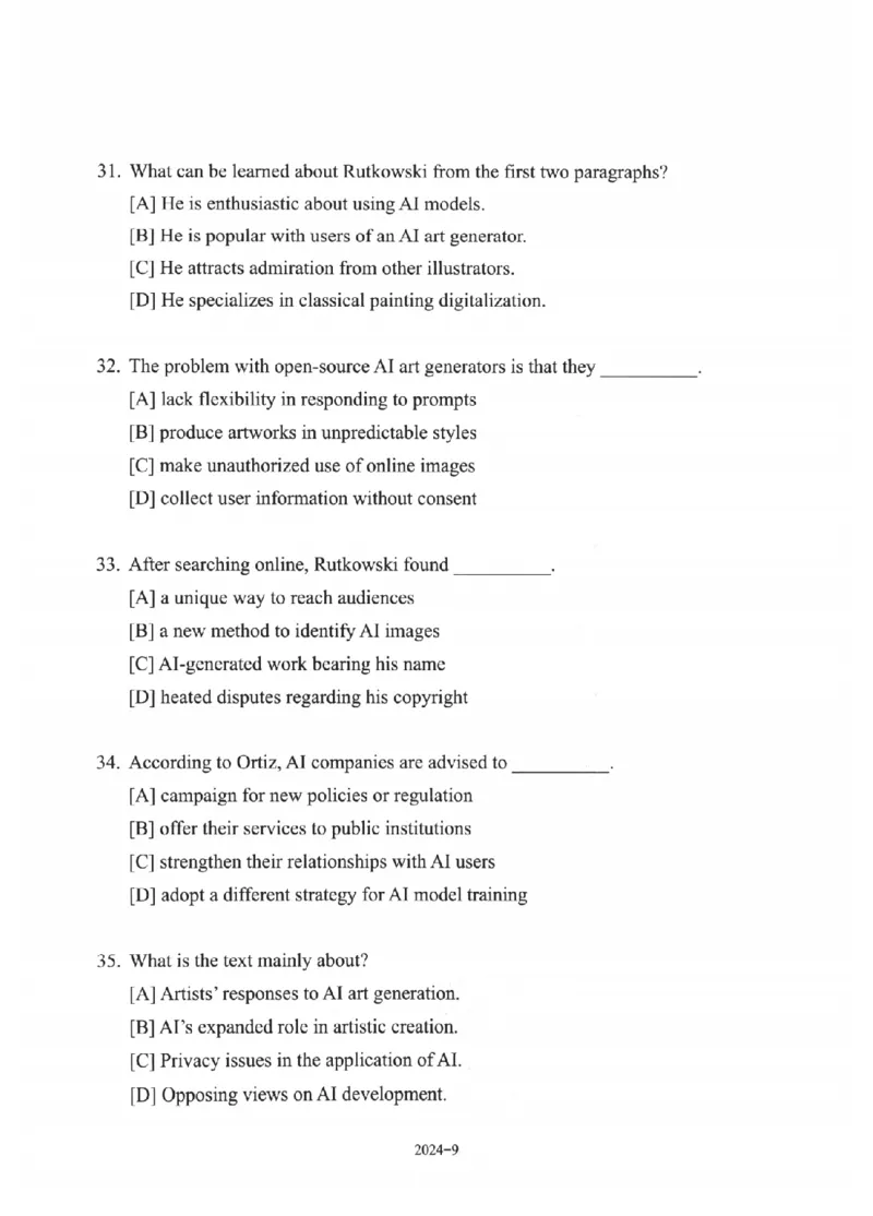 2010-2025英语一真题一键打印版已设计好排版，直接双面打印即可_考研英语真题（英一＋英二）_考研英语真题_考研英语一历年真题_❤️2.英语一2010-2026真题及解析