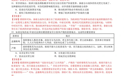 黄金卷02（浙江专用）（全解全析）_07高考历史_2024年新高考资料_4.2024高考模拟预测试卷_赢在高考&middot;黄金8卷备战2024年高考历史模拟卷（浙江专用）31278328