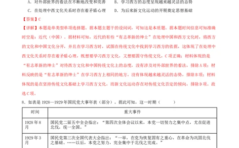 黄金卷05（湖北专用）（全解全析）_07高考历史_2024年新高考资料_4.2024高考模拟预测试卷_赢在高考&middot;黄金8卷备战2024年高考历史模拟卷（湖北专用）31282718