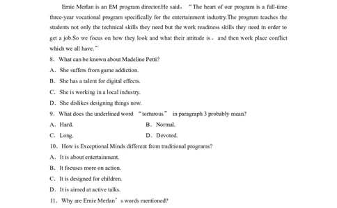 高考题型组合练　第3组　组合练(七)　阅读理解主题练　阅读理解＋阅读七选五_03高考英语_新高考复习资料_2023年新高考资料_二轮复习_2023年高考英语二轮复习讲义+课件（新高考版）