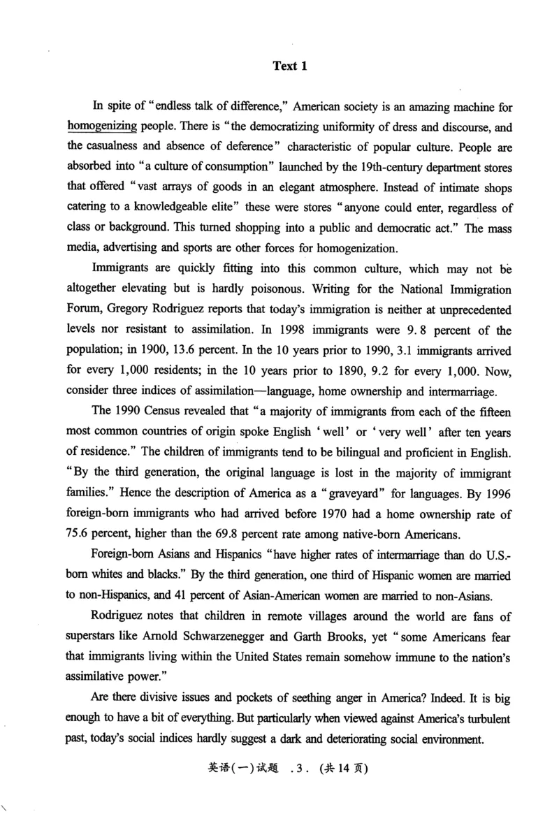 2006年真题及答案速查_考研英语真题（英一＋英二）_考研英语真题_考研英语一历年真题_❤️6.黄皮-英语一解析_真题及答案速查（2001-2025）