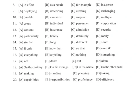 2003年真题及答案速查_考研英语真题（英一＋英二）_考研英语真题_考研英语一历年真题_❤️6.黄皮-英语一解析_真题及答案速查（2001-2025）