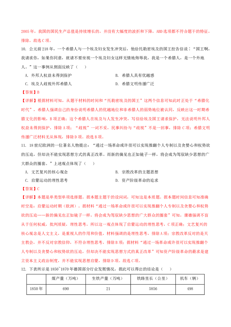 黄金卷06（山东专用）（全解全析）_07高考历史_2024年新高考资料_4.2024高考模拟预测试卷_赢在高考&middot;黄金8卷备战2024年高考历史模拟卷（山东专用）31282698