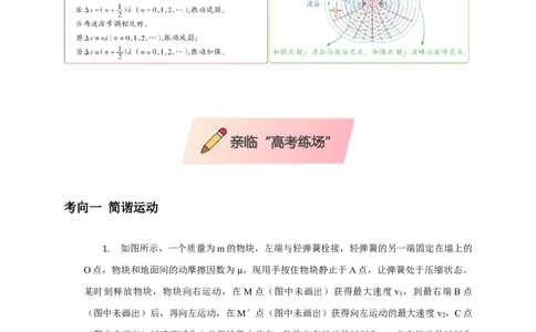 选择9机械振动机械波（解析版）_2025年新高考资料_二轮复习_模型与方法2025届高考物理二轮复习热点题型归类340322924