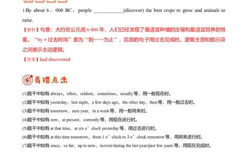 （学生版）专题04动词的时态和语态&mdash;&mdash;备战2023年高考英语考试易错题_03高考英语_通用版（老高考）复习资料_2023年复习资料_专项复习_备战2023年高考英语考试易错题（全国通用）