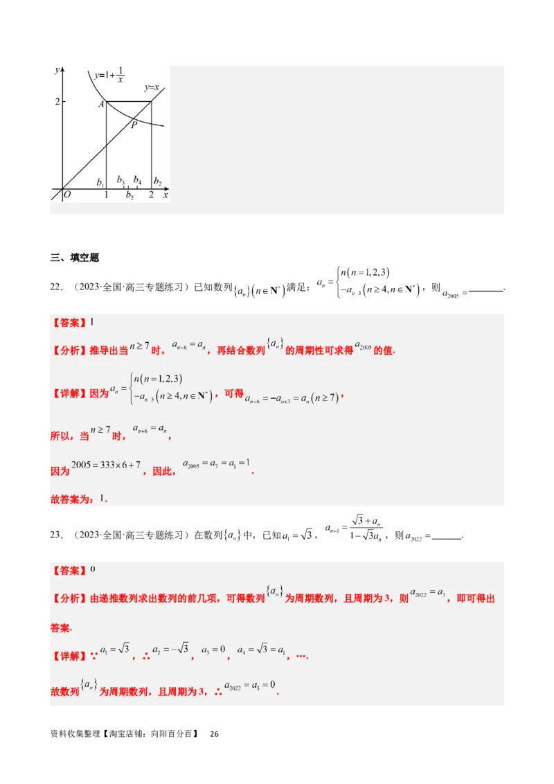 第27讲数列的概念（精讲）一轮复习讲义2024年高考数学高频考点题型归纳与方法总结（新高考通用）解析版_新高考复习资料_2024年新高考资料_一轮复习资料_第27讲+数列的概念（精讲）