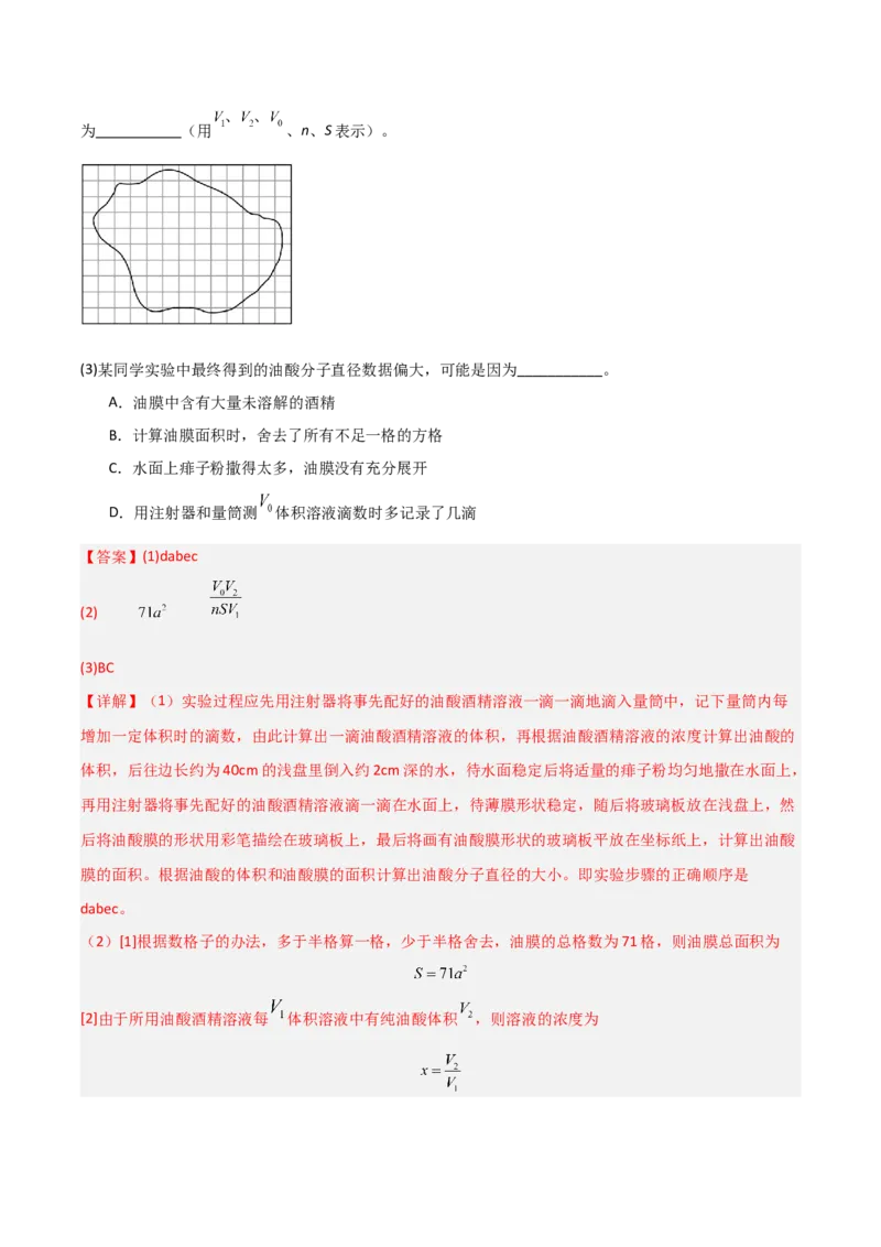 模板16热学和光学实验（四大题型）（解析版）_2025年新高考资料_二轮复习_2025年高考物理答题技巧与模板构建339420717