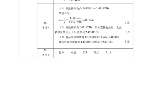 第十七章电磁波与现代通信单元测试(答案及评分标准)_9下-初中物理苏科版(4)_9下-初中物理苏科版（2026春季新版）持续更新_02习题试卷_单元测试