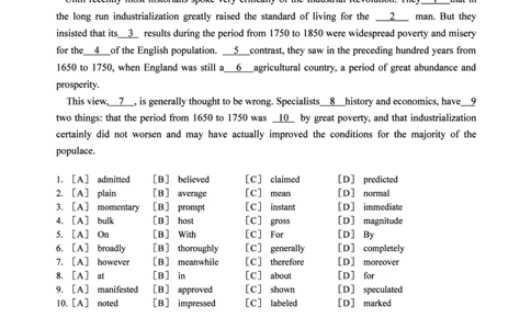 1998-2009年考研英语真题（一键打印版）_考研英语真题（英一＋英二）_考研英语真题_考研英语二历年真题_❤️1.英语一1980-2009真题及解析
