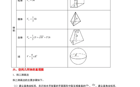 第31讲基本立体图形及几何体的表面积与体积（精讲）一轮复习讲义2024年高考数学高频考点题型归纳与方法总结（新高考通用）原卷版_新高考复习资料_2024年新高考资料_一轮复习资料
