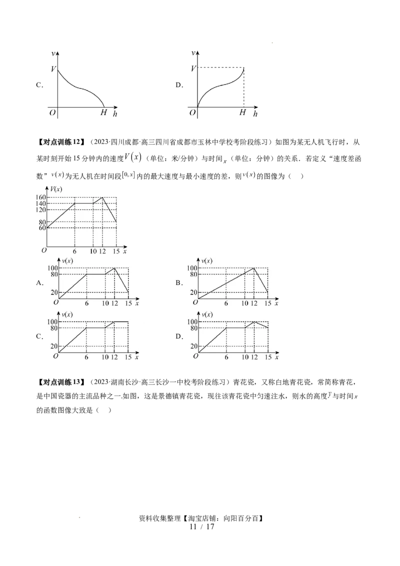 第06讲函数的图象（六大题型）（讲义）（原卷版）_新高考复习资料_2024年新高考资料_一轮复习资料_完2024年高考数学一轮复习讲练测(课件+讲义+练习)（新高考）