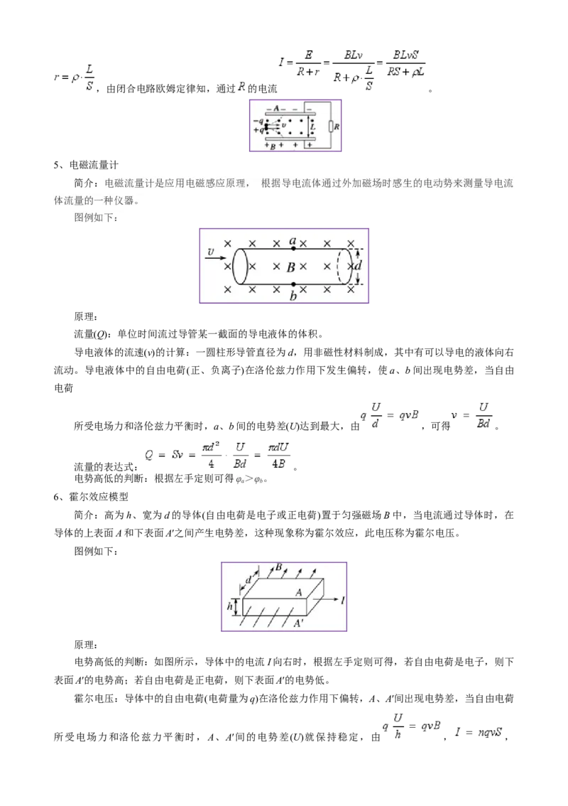 模板11-2磁场（四大题型）（原卷版）_2025年新高考资料_二轮复习_2025年高考物理答题技巧与模板构建339420717