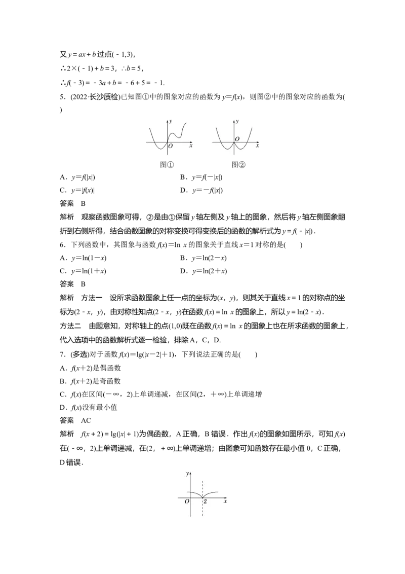 第2章&sect;2.8　函数的图象_新高考复习资料_2023年新高考资料_一轮复习_2023新高考大一轮复习讲义+课件_2023年高考数学一轮复习讲义（新高考）