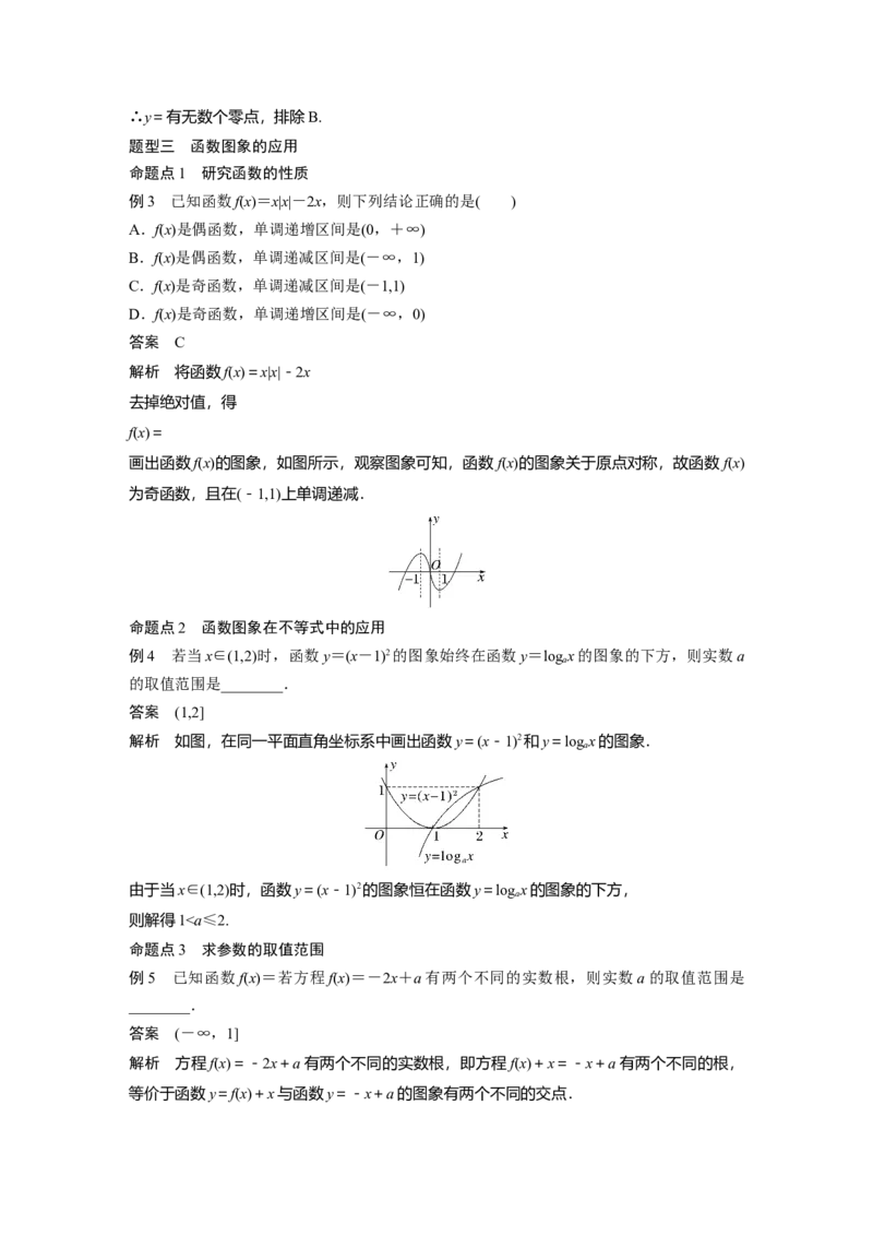 第2章&sect;2.8　函数的图象_新高考复习资料_2023年新高考资料_一轮复习_2023新高考大一轮复习讲义+课件_2023年高考数学一轮复习讲义（新高考）
