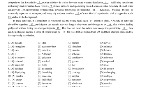 2003年历年考研英语真题_考研英语真题（英一＋英二）_考研英语真题_考研英语一历年真题_❤️1.英语一1980-2009真题及解析_1998-2009考研英语真题（word)